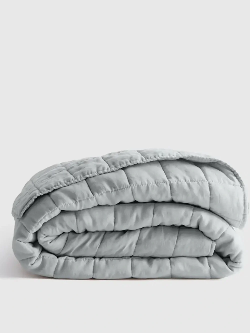 Quince Organic European Linen Mist Quilted Comforter - Soft Home Bedding